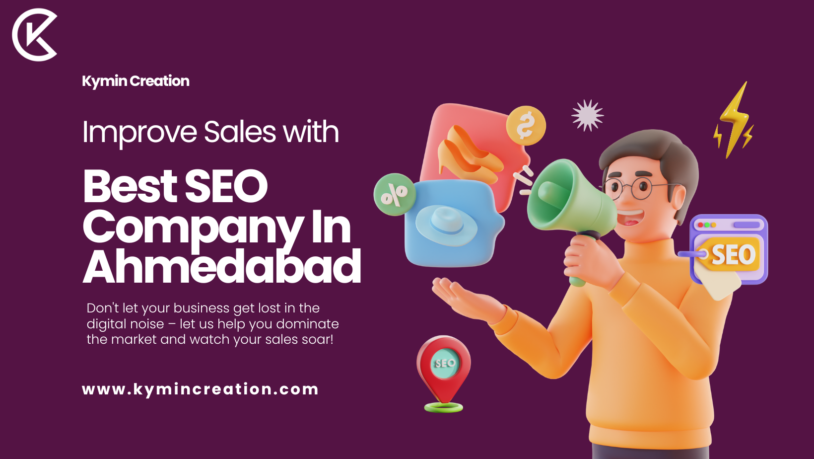 🚀 Trusted SEO Service in Ahmedabad | Rank Higher with Kymin Creation